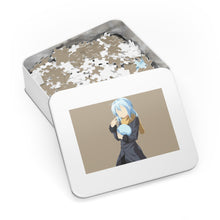 Load image into Gallery viewer, Rimuru Tempest in human form and in slime form minimalist Jigsaw Puzzle
