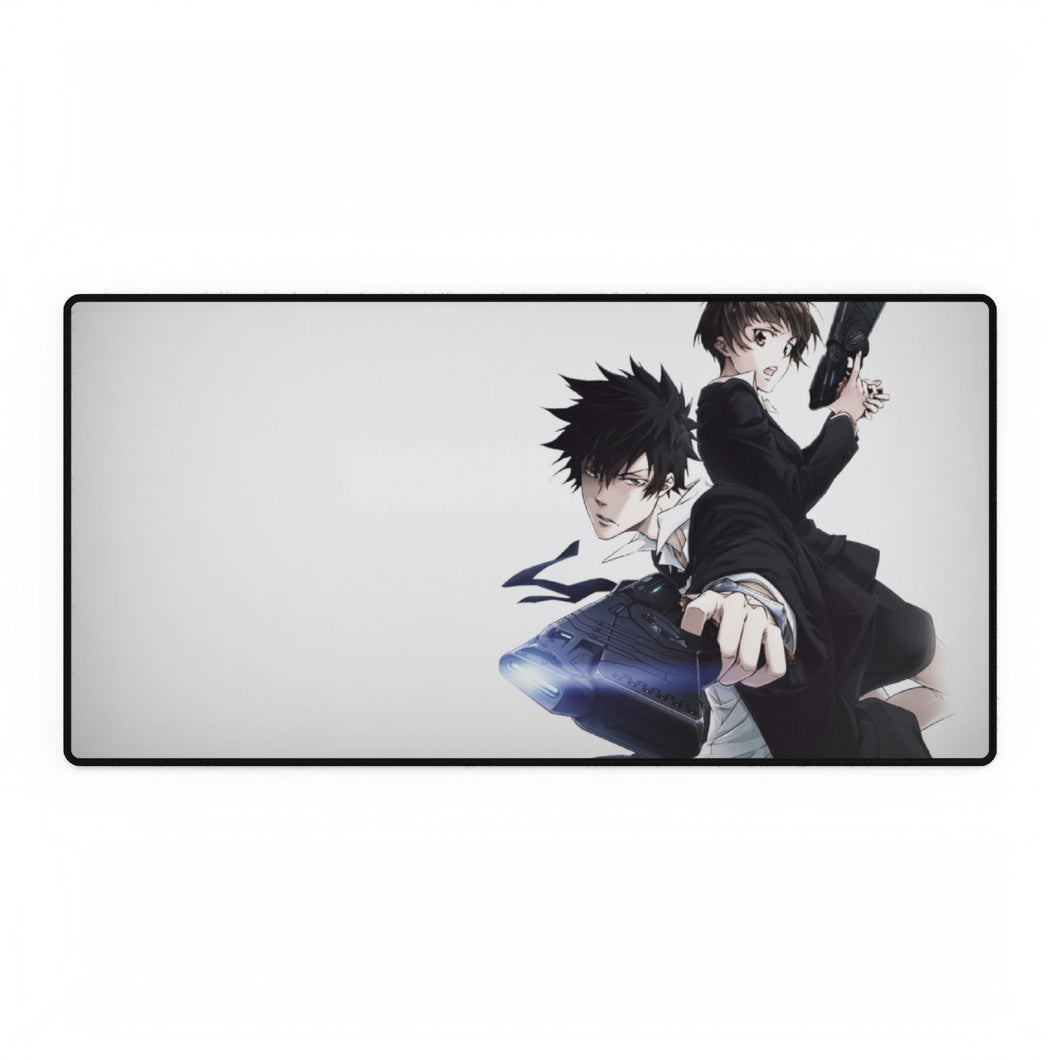 Shinya Kogami And Akane Tsunemori Together Mouse Pad (Desk Mat)