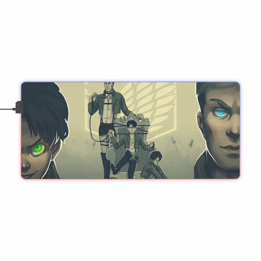 Anime Attack On Titan RGB LED Mouse Pad (Desk Mat)