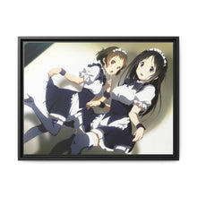 Load image into Gallery viewer, Eru Chitanda And Mayaka Ibara Maid Dress Canvas Framed Art Print

