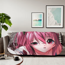 Load image into Gallery viewer, Anime Elfen Lied Sherpa Blanket
