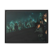Load image into Gallery viewer, Shinoa, Yu &amp; Yoichi At The Roof Canvas Framed Art Print
