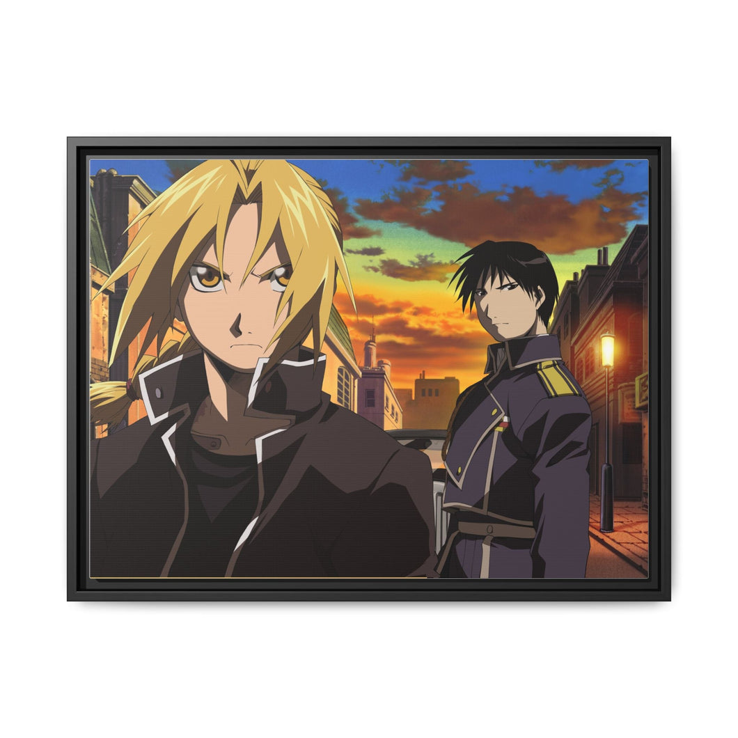 Anime FullMetal Alchemist Canvas Framed Art Print