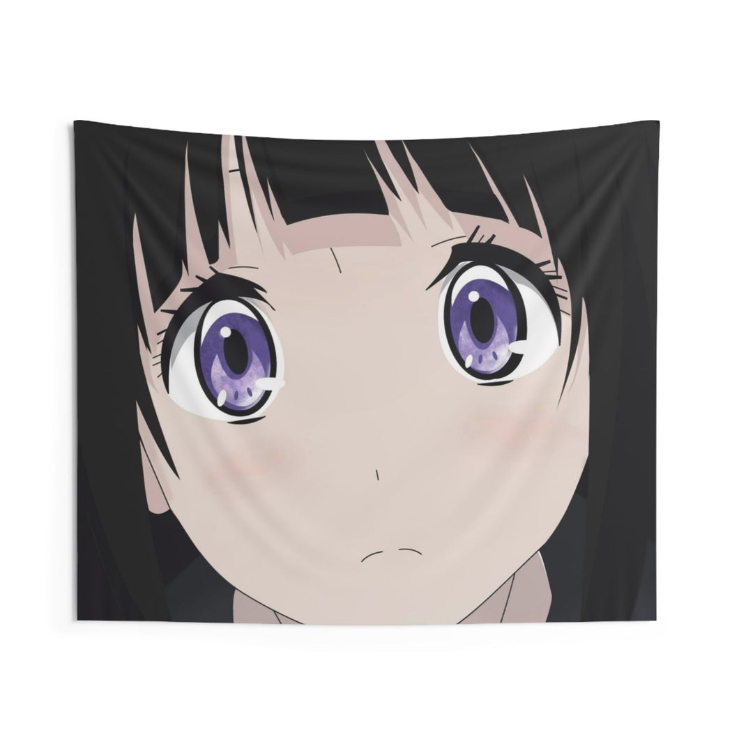 Eru Chitanda  Face Indoor Wall Tapestry