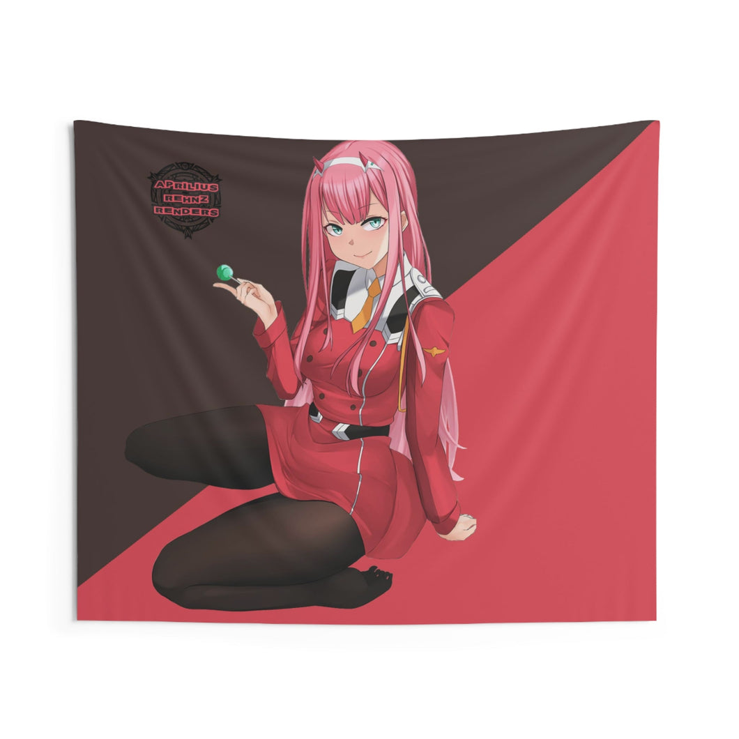 Zero Two (Darling in the FranXX) Indoor Wall Tapestry
