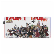 Fairy Tail Natsu Dragneel, Erza Scarlet, Gray Fullbuster, Lucy Heartfilia, Happy RGB LED Mouse Pad (Desk Mat)