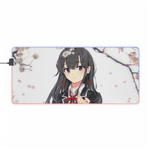 Load image into Gallery viewer, My Teen Romantic Comedy SNAFU Yukino Yukinoshita RGB LED Mouse Pad (Desk Mat)

