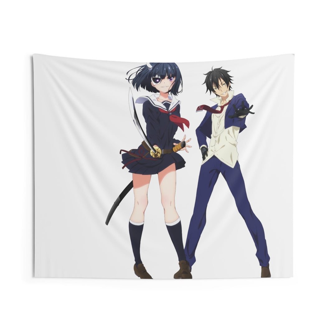 Anime Armed Girl's Machiavellism Indoor Wall Tapestry