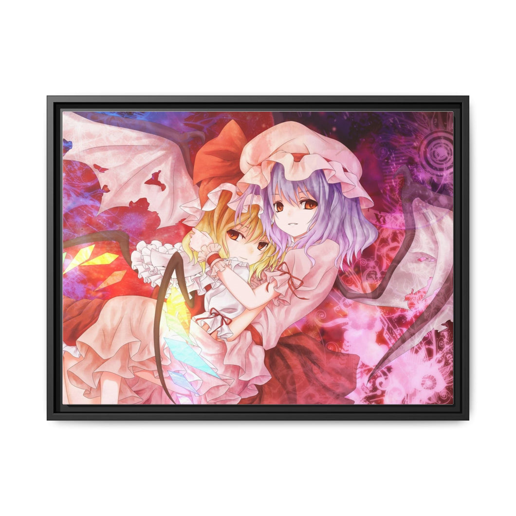 Anime Touhou Canvas Framed Art Print