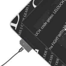 Load image into Gallery viewer, Code Geass Lelouch Lamperouge RGB LED Mouse Pad (Desk Mat)
