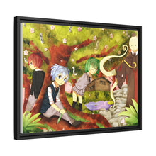 Load image into Gallery viewer, Karma,Nagisa,Kaede and Koro-sensei Canvas Framed Art Print
