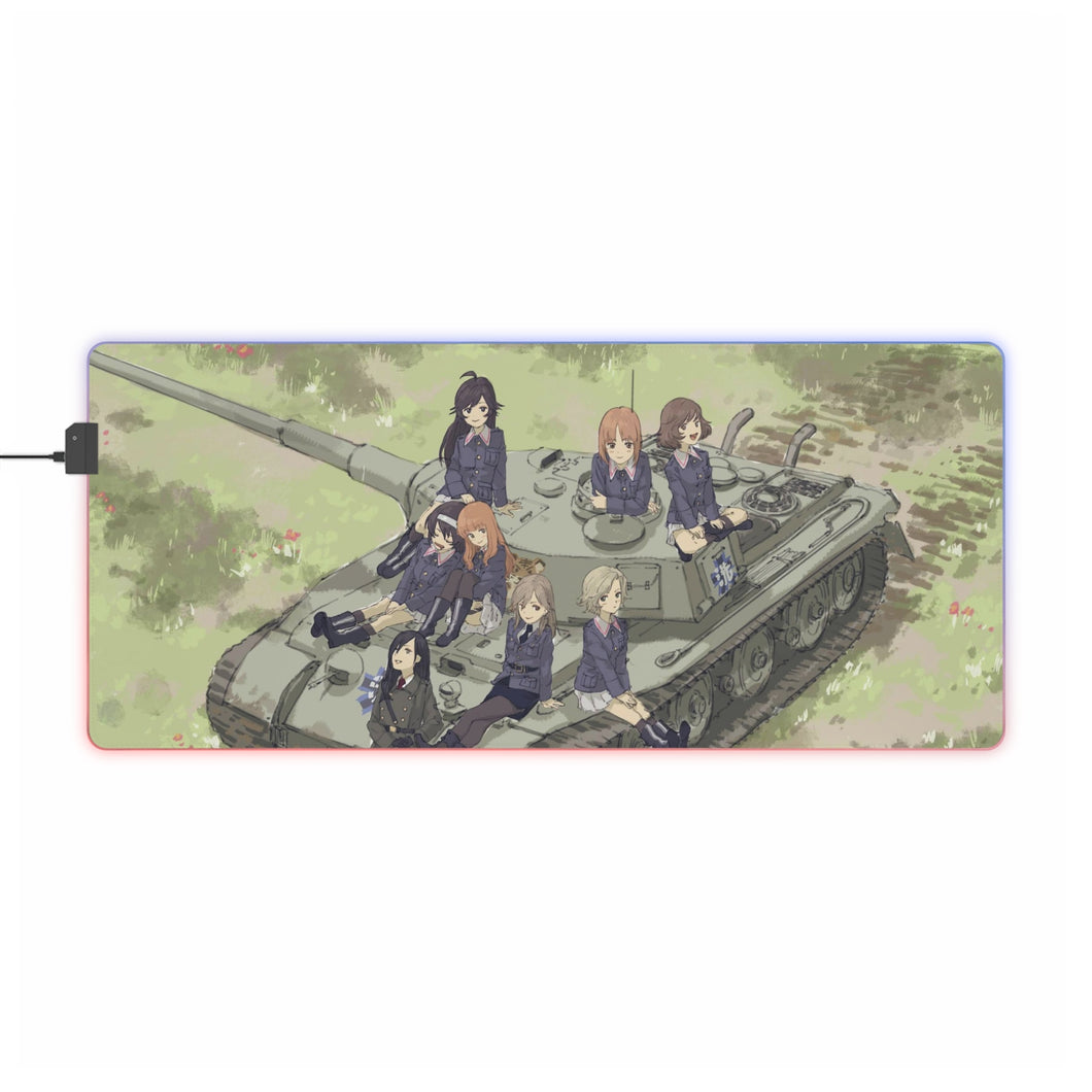 Girls und Panzer Zweite RGB LED Mouse Pad (Desk Mat)