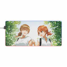 Load image into Gallery viewer, Bloom into You RGB LED Mouse Pad (Desk Mat)
