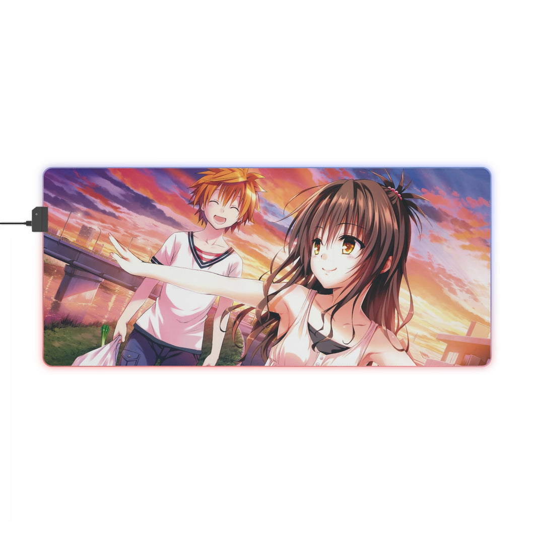 Rito Yuuki, Mikan Yuuki RGB LED Mouse Pad (Desk Mat)