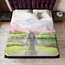 Load image into Gallery viewer, Anohana Meiko Honma Sherpa Blanket
