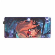 Load image into Gallery viewer, Naruto and Kurama RGB LED Mouse Pad (Desk Mat)
