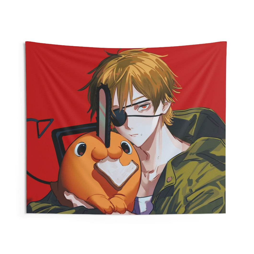 Anime Chainsaw Man Indoor Wall Tapestry