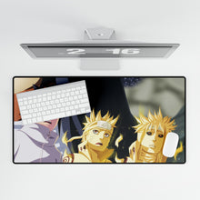 Load image into Gallery viewer, Sasuke, Naruto and Minato Mouse Pad (Desk Mat)
