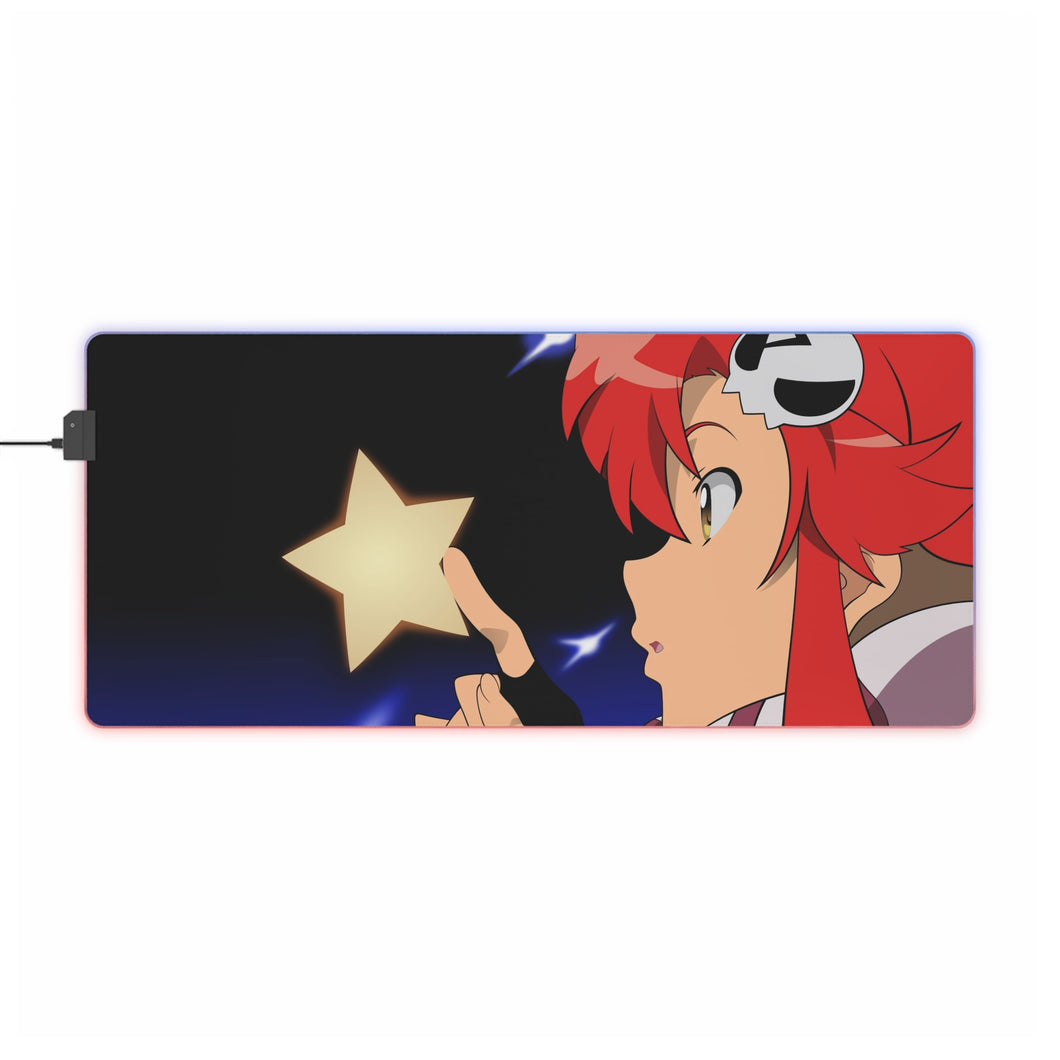 Tengen Toppa Gurren Lagann RGB LED Mouse Pad (Desk Mat)