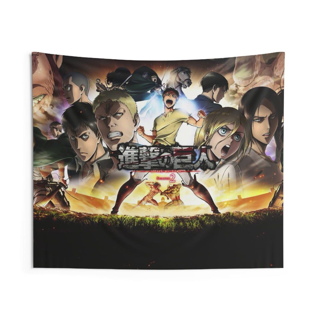 Anime Attack On Titan Indoor Wall Tapestry