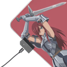 Load image into Gallery viewer, Erza Scarlet RGB LED Mouse Pad (Desk Mat)
