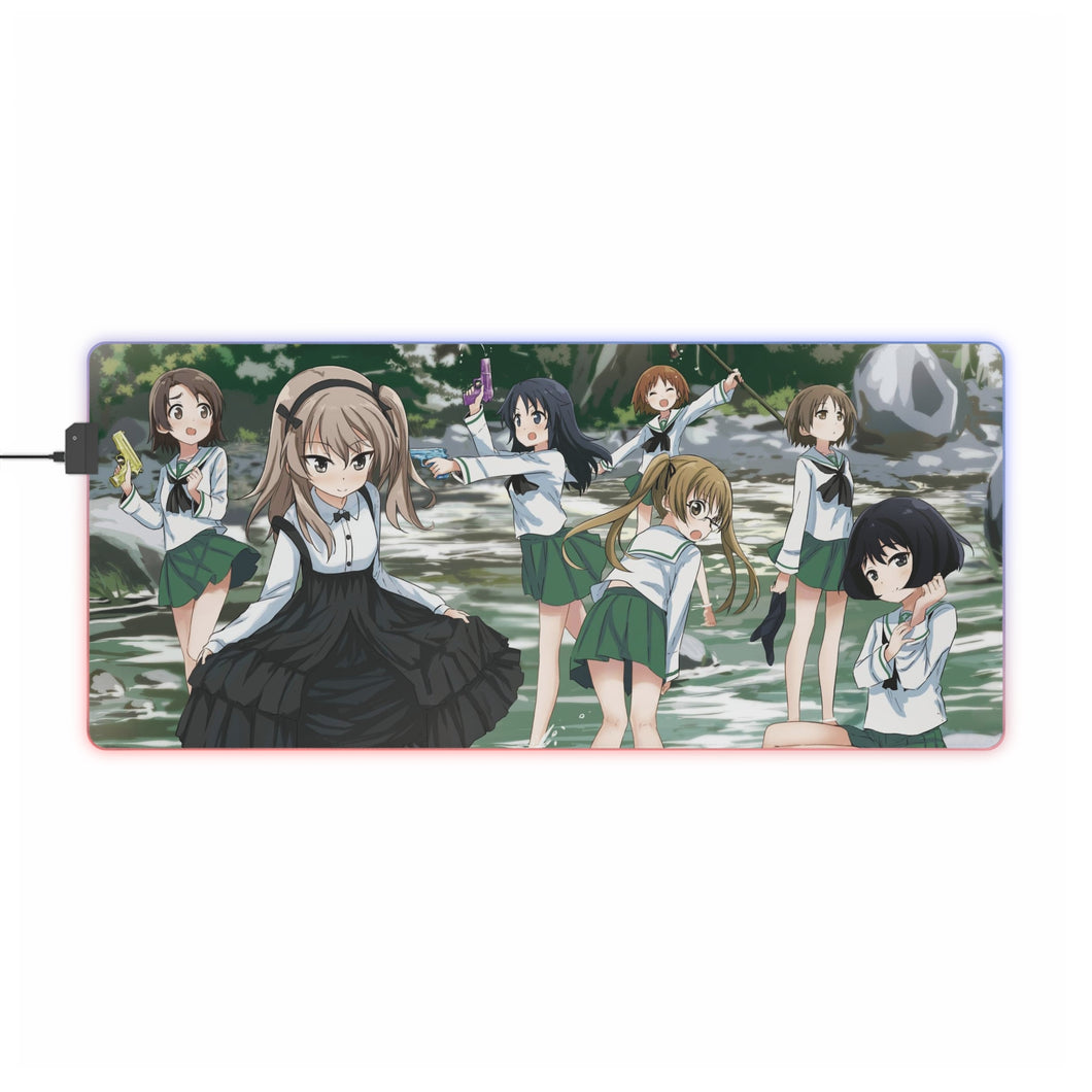 Girls und Panzer RGB LED Mouse Pad (Desk Mat)