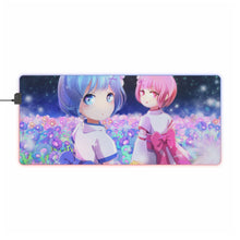 Load image into Gallery viewer, Ram&amp;Rem夜 RGB LED Mouse Pad (Desk Mat)
