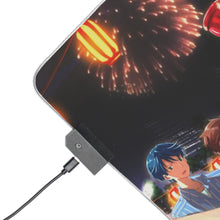 Load image into Gallery viewer, Monthly Girls&#39; Nozaki-kun Chiyo Sakura, Umetarou Nozaki RGB LED Mouse Pad (Desk Mat)
