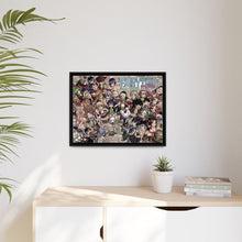 Load image into Gallery viewer, Fairy Tail Natsu Dragneel, Erza Scarlet, Lucy Heartfilia, Happy, Wendy Marvell Canvas Framed Art Print
