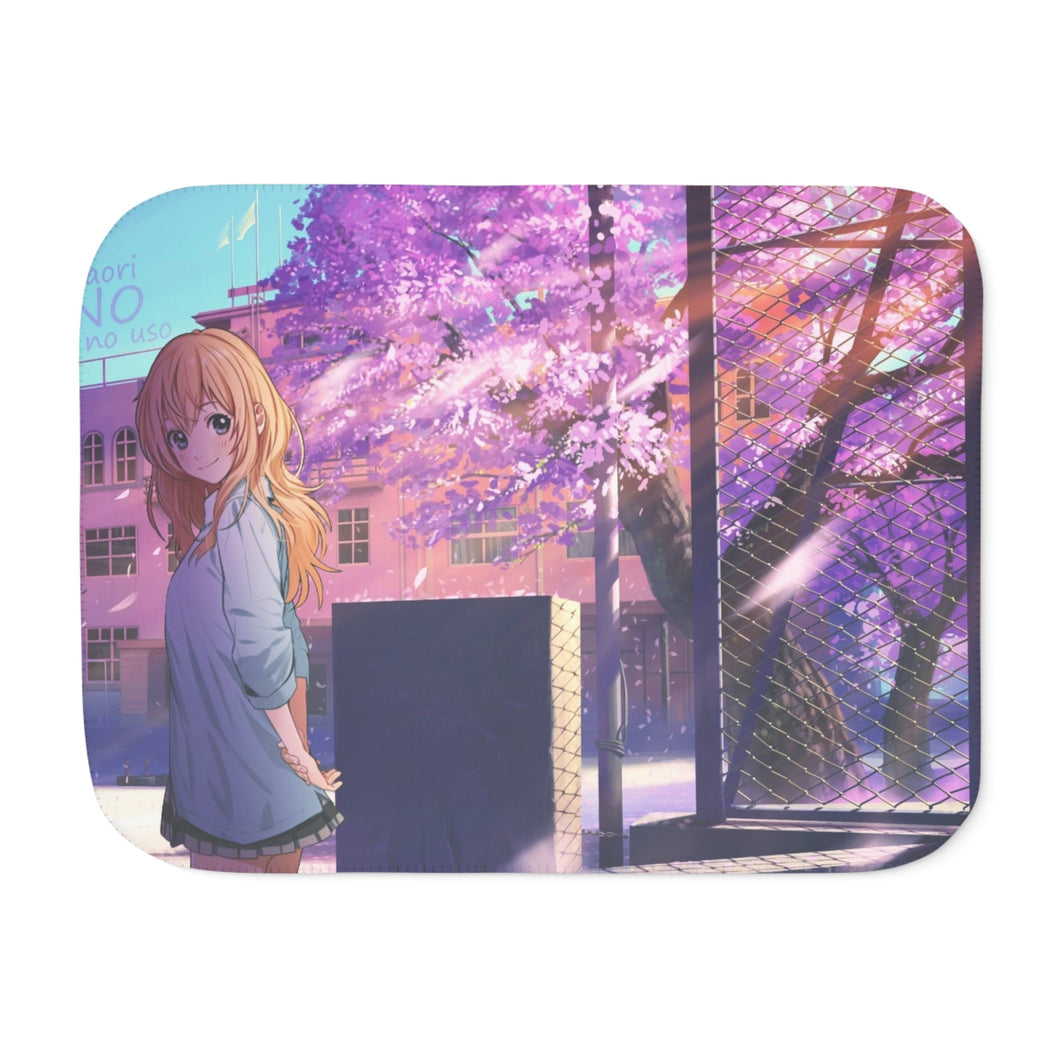 Anime Your Lie in April Sherpa Blanket