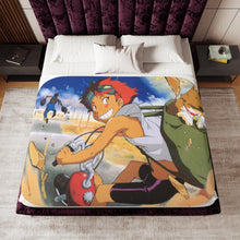 Load image into Gallery viewer, Cowboy Bebop Sherpa Blanket
