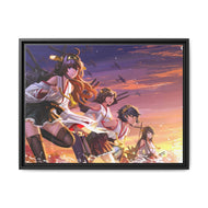 金剛四姉妹 Canvas Framed Art Print