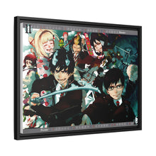 Load image into Gallery viewer, Blue Exorcist Canvas Framed Art Print
