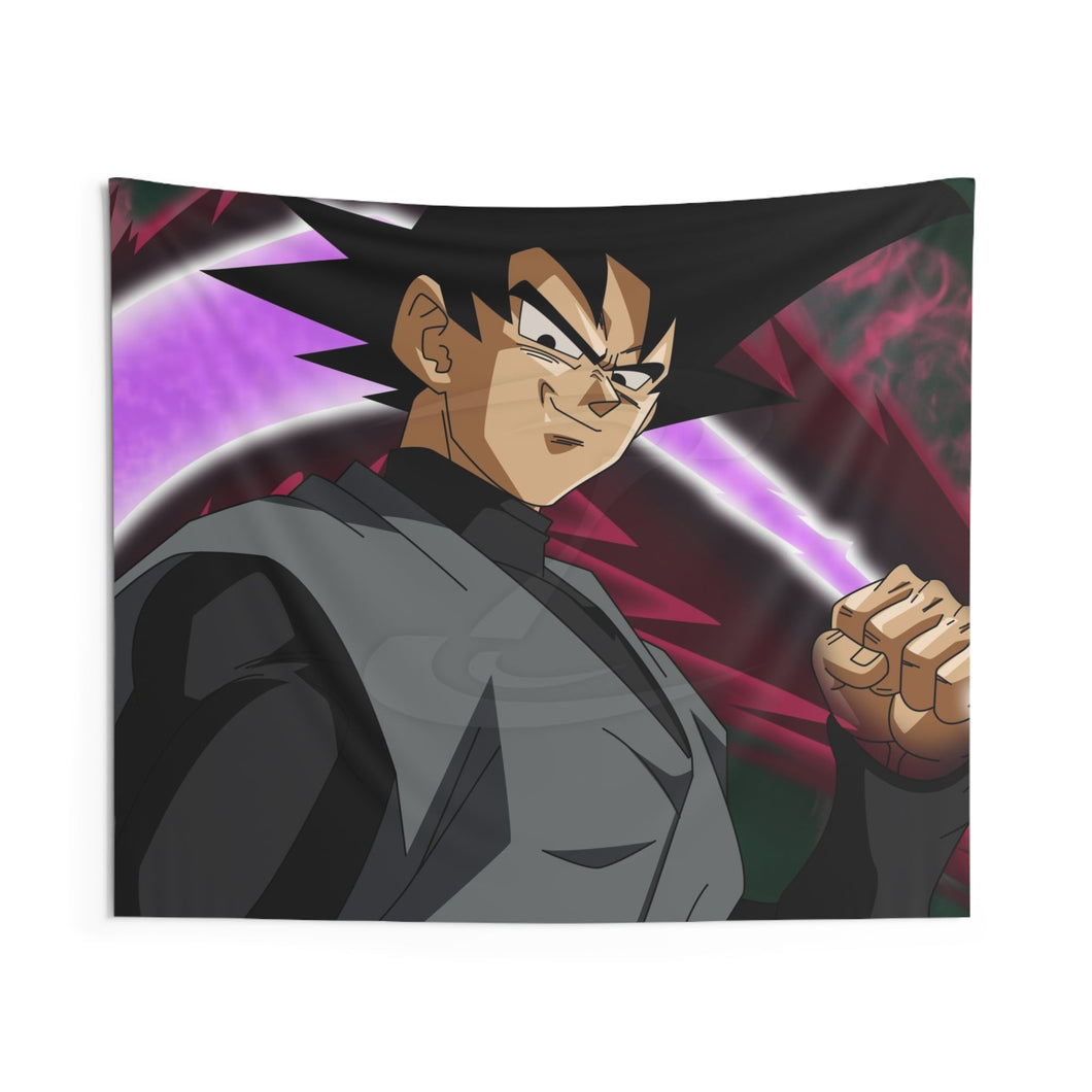 Black Indoor Wall Tapestry