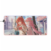 Load image into Gallery viewer, Hitori Gotou &amp; Ikuyo Kita RGB LED Mouse Pad (Desk Mat)
