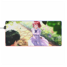 Load image into Gallery viewer, Snow White with the Red Hair Akagami No Shirayuki-hime, Shirayuki, Obi RGB LED Mouse Pad (Desk Mat)
