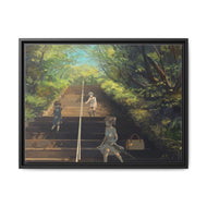 Anime Clannad Canvas Framed Art Print