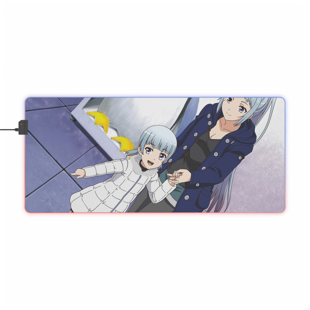 My Teen Romantic Comedy SNAFU Keika Kawasaki, Saki Kawasaki RGB LED Mouse Pad (Desk Mat)