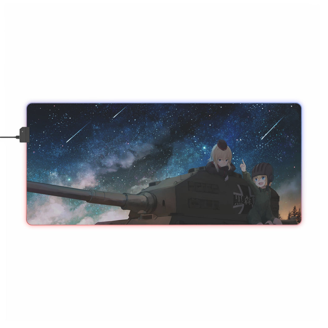 Girls und Panzer RGB LED Mouse Pad (Desk Mat)