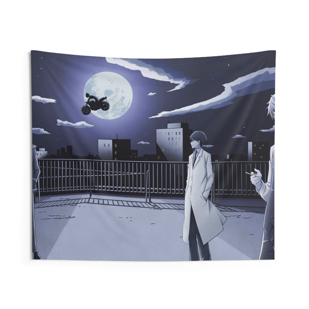 Durarara!! Izaya Orihara, Shizuo Heiwajima, Celty Sturluson Indoor Wall Tapestry