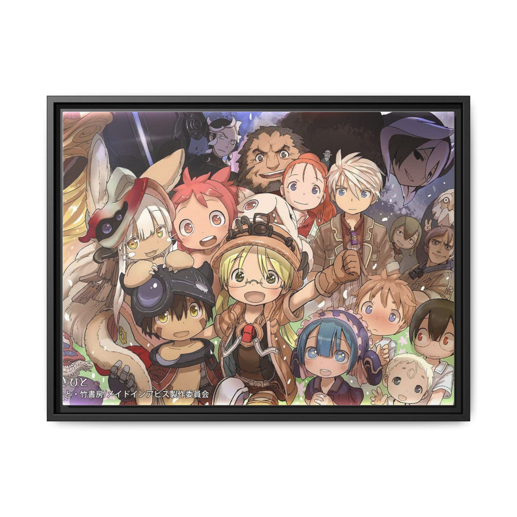 The Abyss Gang Canvas Framed Art Print