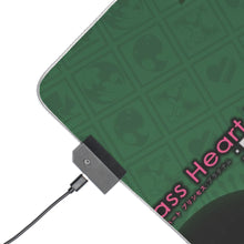 Load image into Gallery viewer, Glass Heart Princess RGB LED Mouse Pad (Desk Mat)

