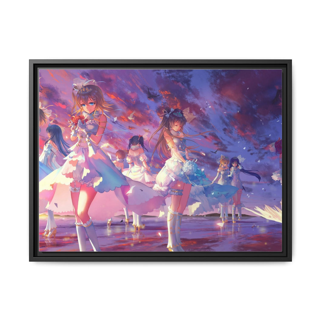 Anime Love Live! Canvas Framed Art Print