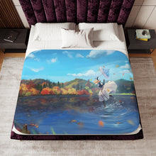 Load image into Gallery viewer, Anime Violet Evergardenr Sherpa Blanket
