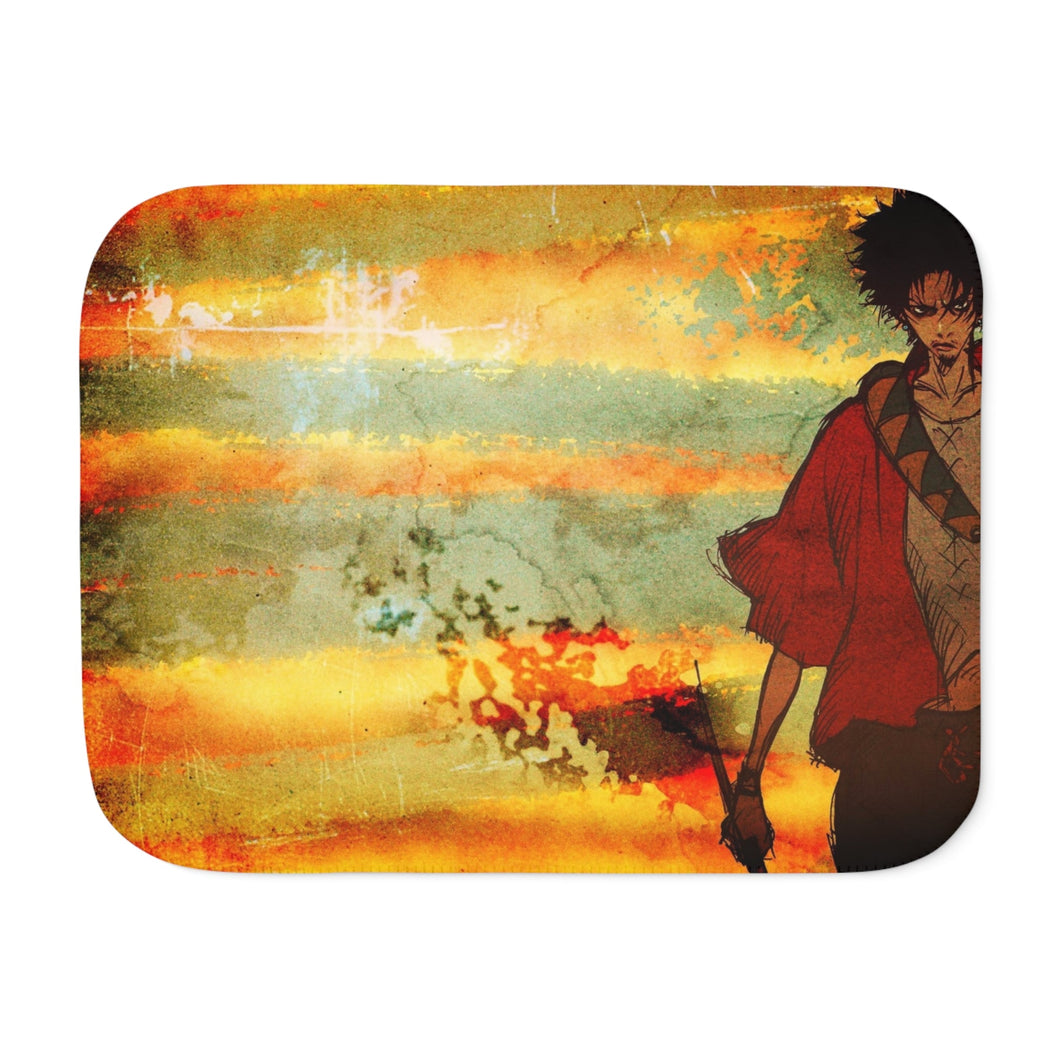 Anime Samurai Champloo Sherpa Blanket