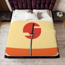Load image into Gallery viewer, Anime Samurai Champloo Sherpa Blanket
