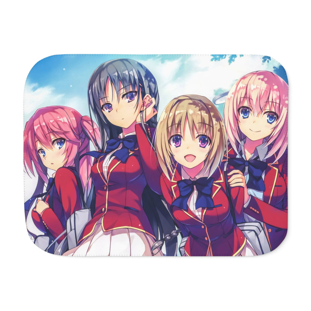 Anime Classroom of the Elite Sherpa Blanket