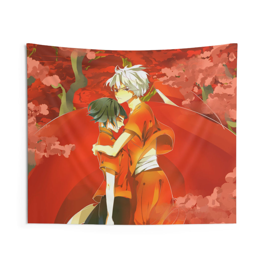 Big Fish & Begonia Indoor Wall Tapestry