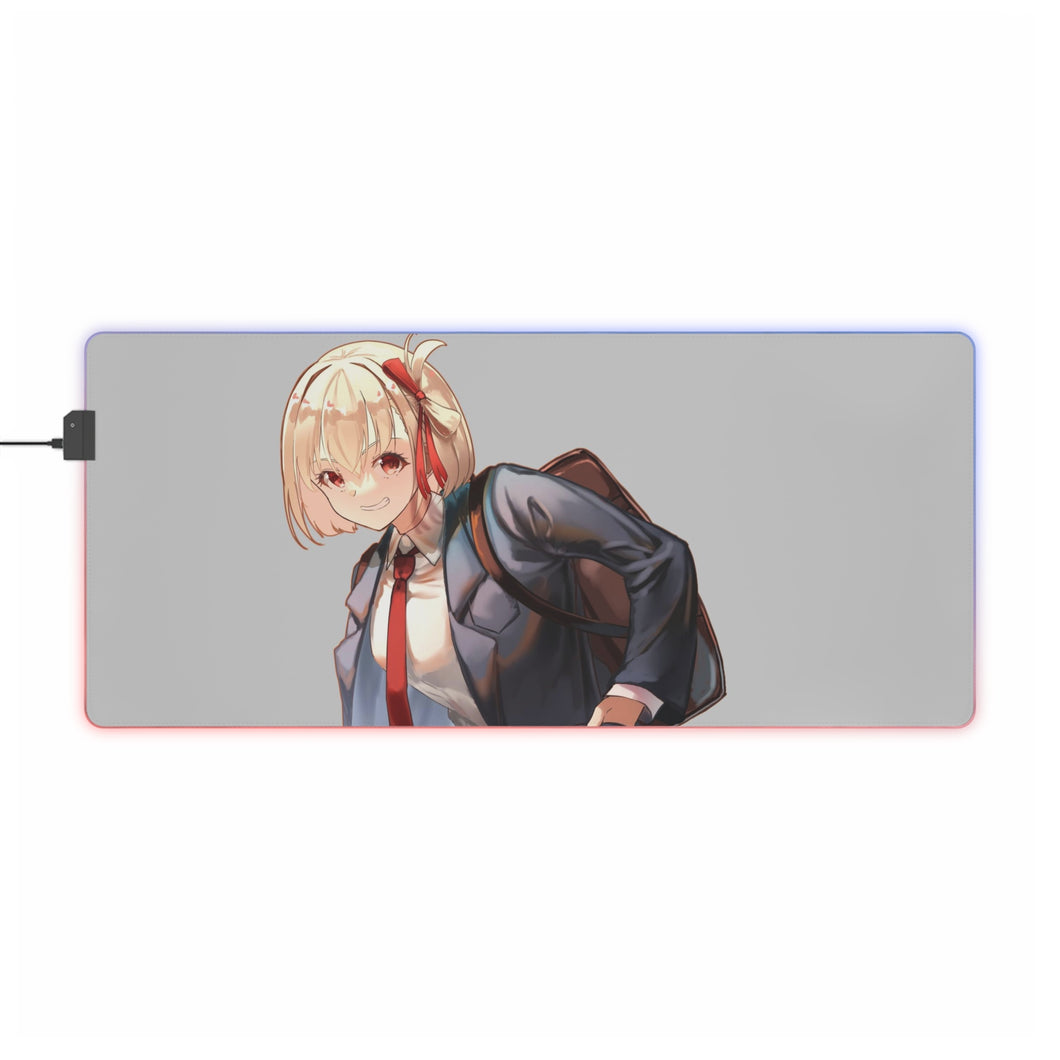Lycoris Recoil Chisato Nishikigi RGB LED Mouse Pad (Desk Mat)