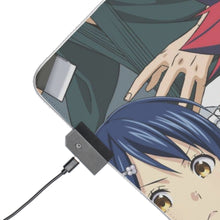 Load image into Gallery viewer, Satoshi Isshiki Erina Nakiri RGB LED Mouse Pad (Desk Mat)
